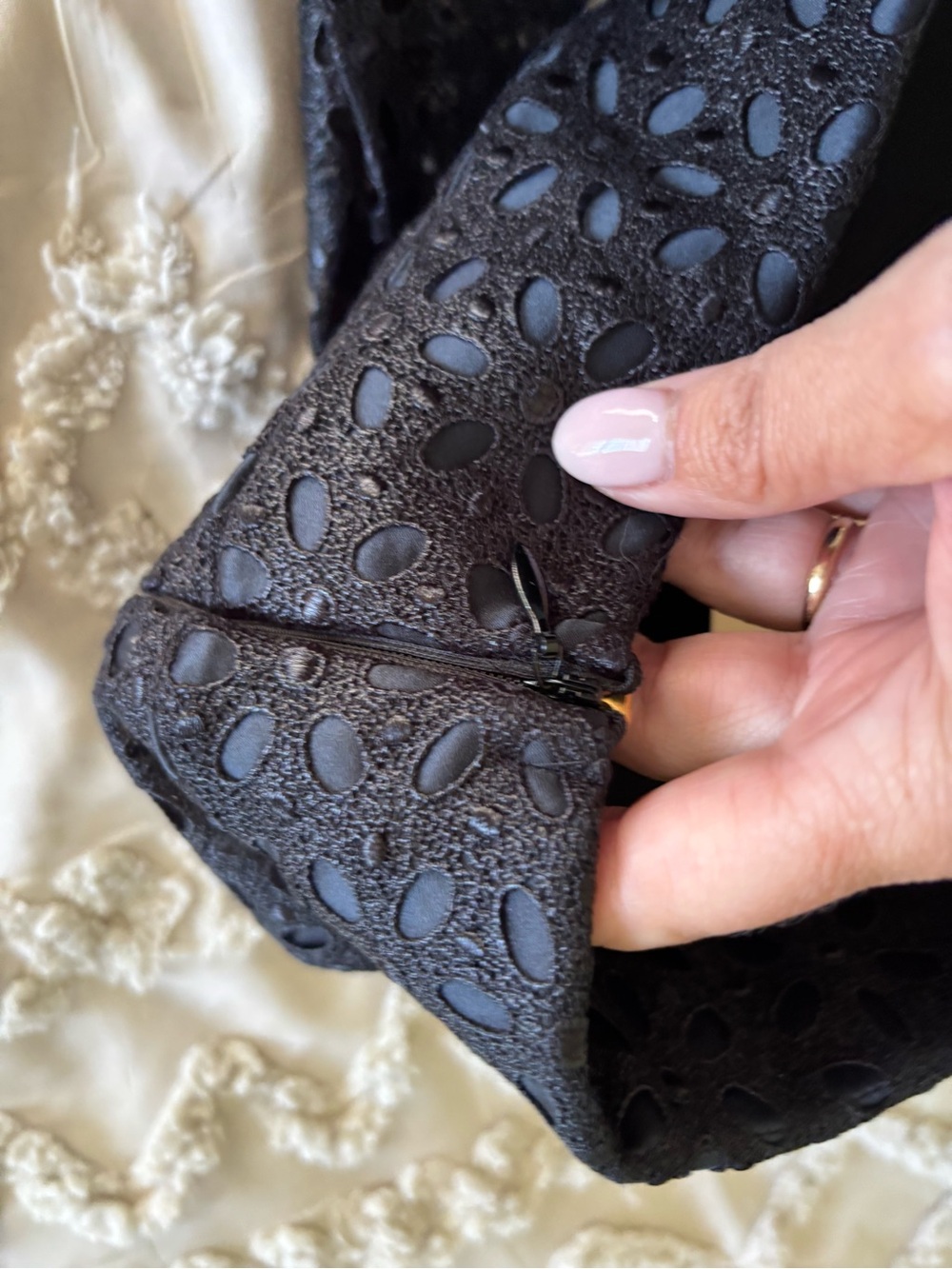 NWT Agent Provocateur Deborah Black eyelet lace Skirt size AP3 - Picture 8 of 14
